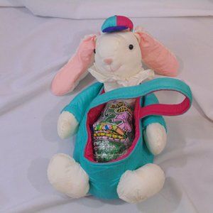 Creations TLTOYS EASTER BASKET BUNNY RABBIT STUFFED PLUSH Parachute Material